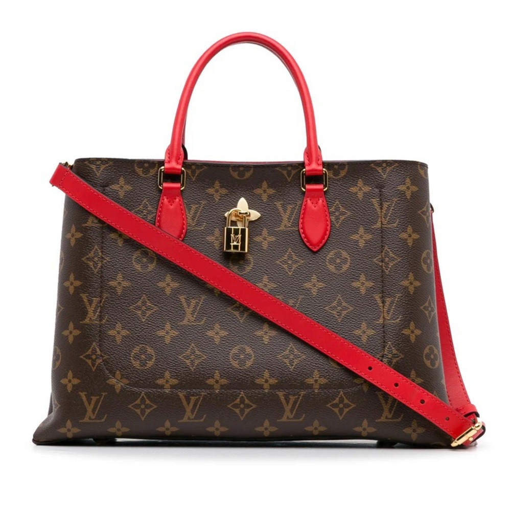 Louis Vuitton monogram flower tote cloth handbag - Picture 15 of 16